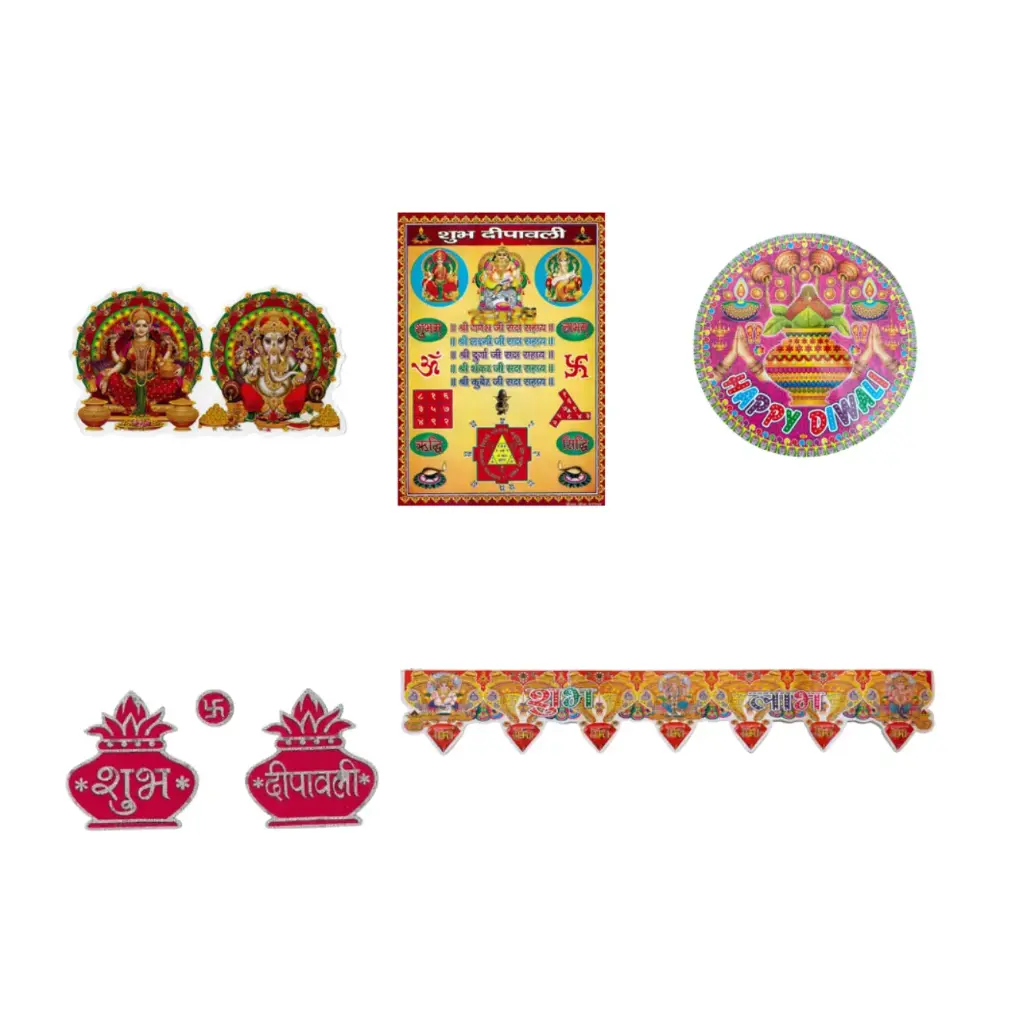 Diwali Pooja Essentials Combo – With Paper Poster