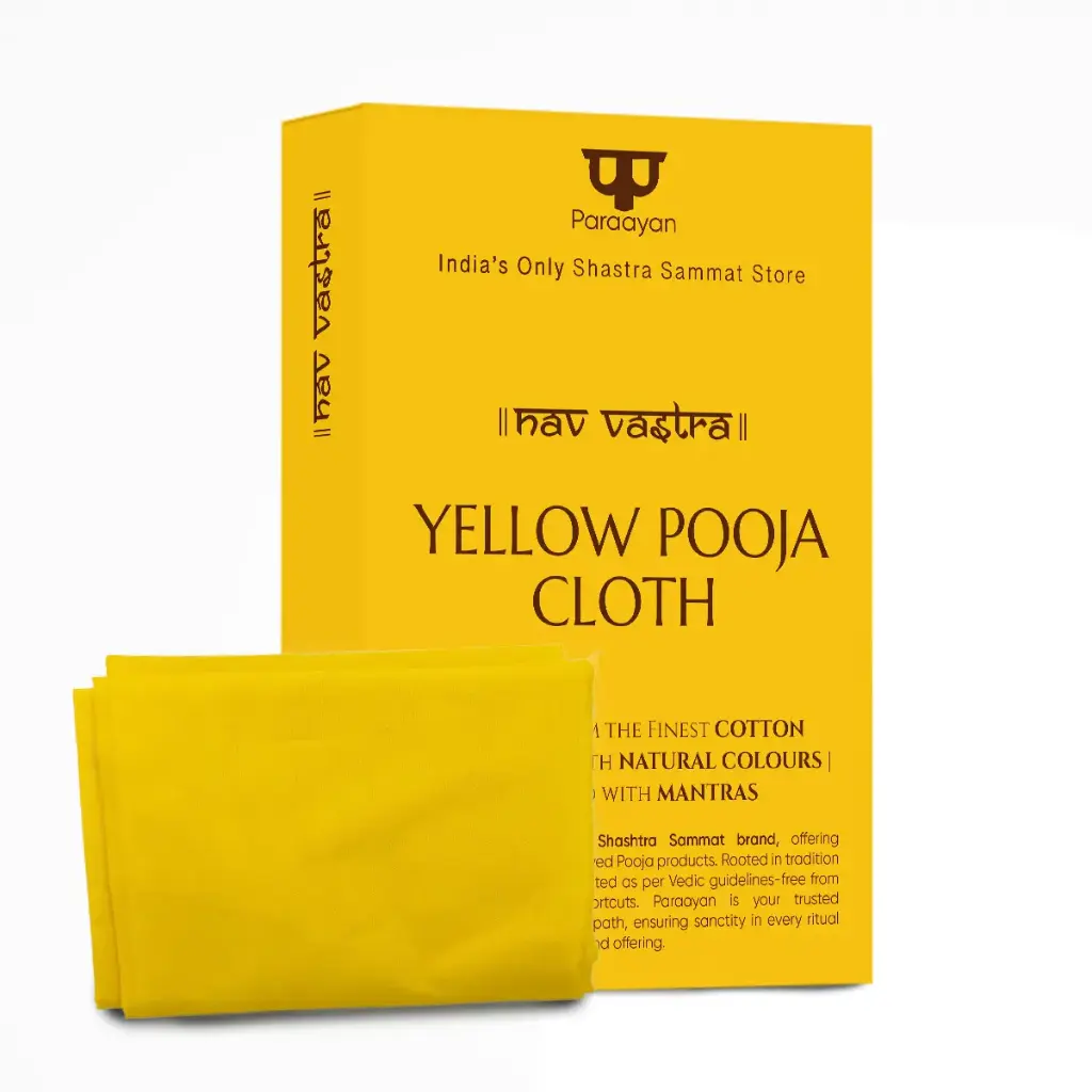 Yellow Pooja Cloth